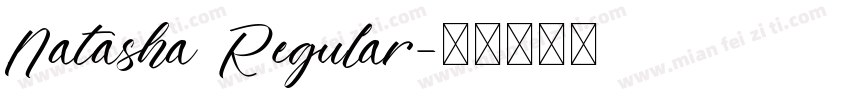 Natasha Regular字体转换